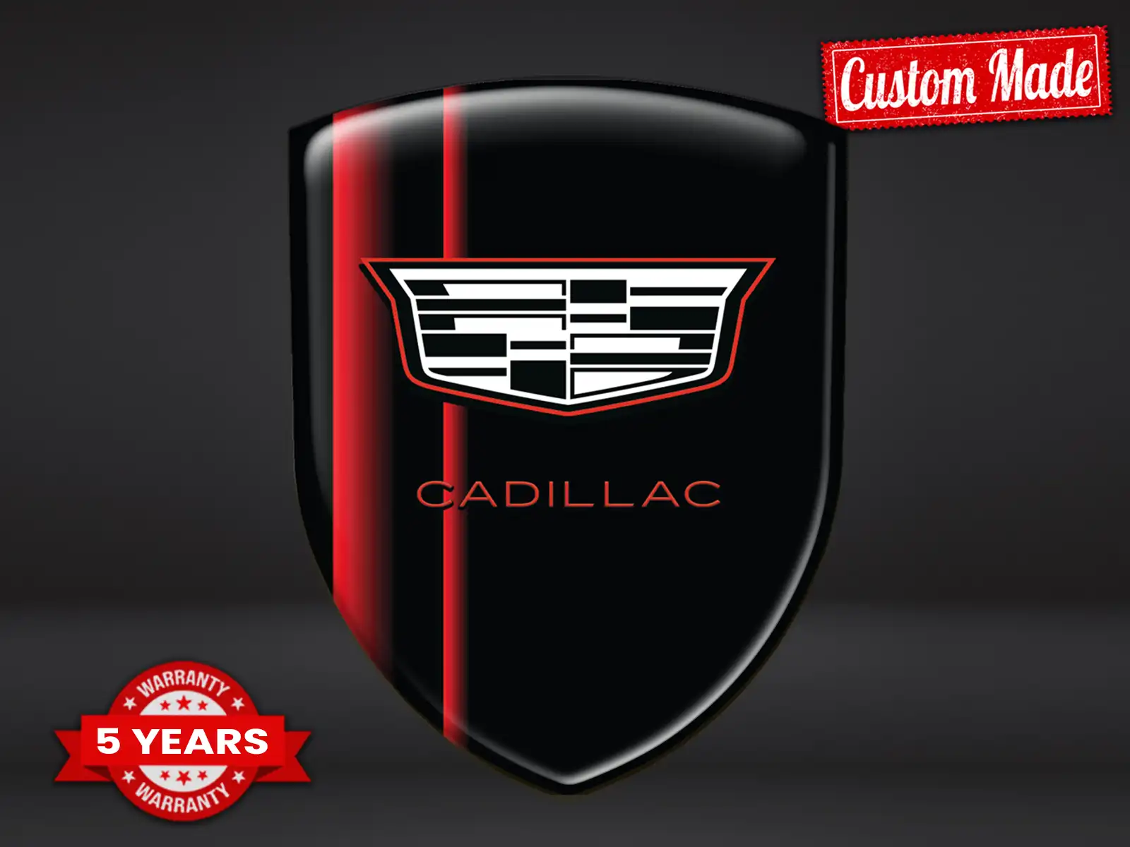 Cadillac Vinyl Logosticker Robust Universal Hochwertig ST